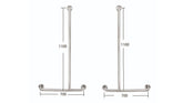 T shape Shower Rail- LH